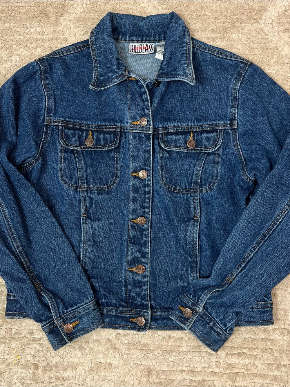 Bill Blass 90s Vintage Denim Jacket